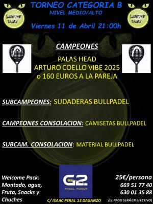 poster del torneo SHOWTIMEPADEL