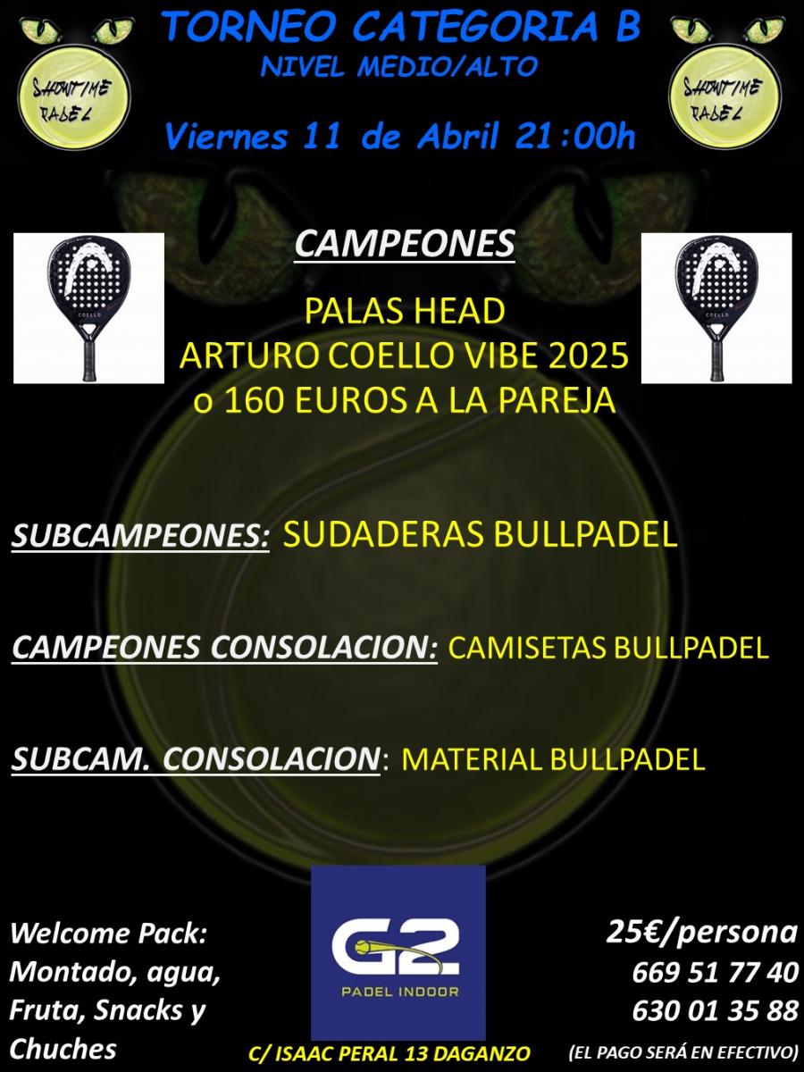 cartel del torneo