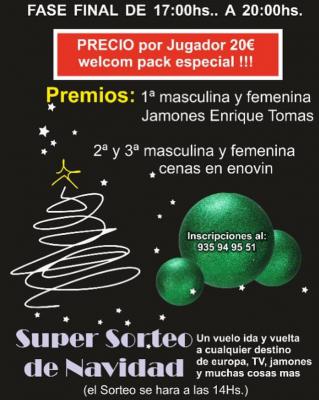 poster del torneo TORNEO DE NAVIDAD
