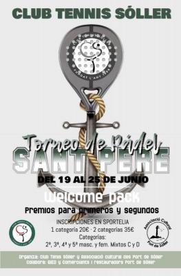 poster del torneo TORNEO SANT PERE 2022 SÓLLER