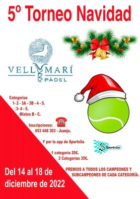 poster del torneo 5º TORNEO DE NAVIDAD