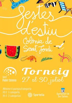 poster del torneo TORNEIG FESTES D’ESTIU