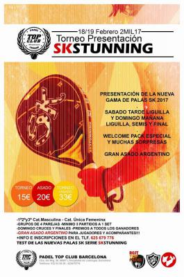poster del torneo TORNEO PRESENTACIÓN SK STUNNING