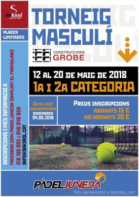 poster del torneo TORNEIG MASCULÍ