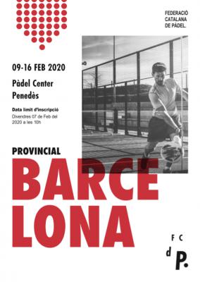 poster del torneo TORNEO PROVINCIAL BARCELONA