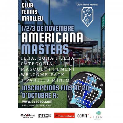poster del torneo AMERICANA MASTERS 