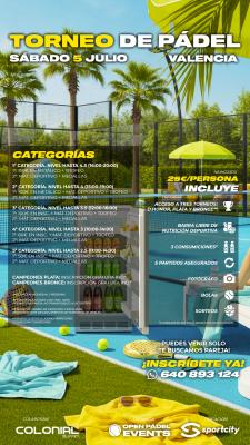 poster del torneo TORNEO 5 DE JULIO