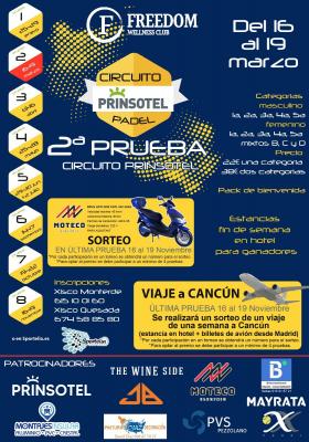 poster del torneo II PRUEBA CIRCUITO PRINSOTEL