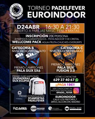 poster del torneo TORNEO PADEL FEVER - D24ABRIL