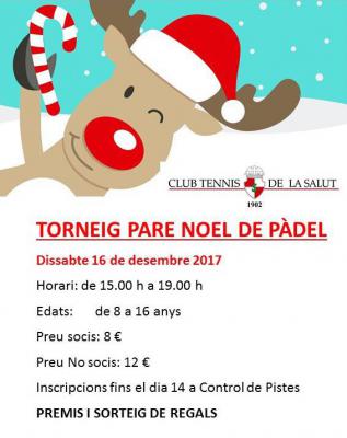 poster del torneo TORNEIG PARE NOEL MENORS