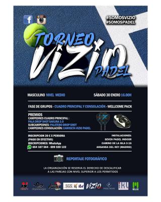 poster del torneo TORNEO VIZIO PADEL 