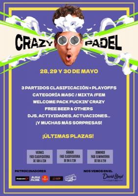 poster del torneo 1ER TORNEO CRAZY PADEL CUP