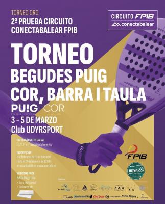 poster del torneo TORNEO BEGUDES PUIG + COR