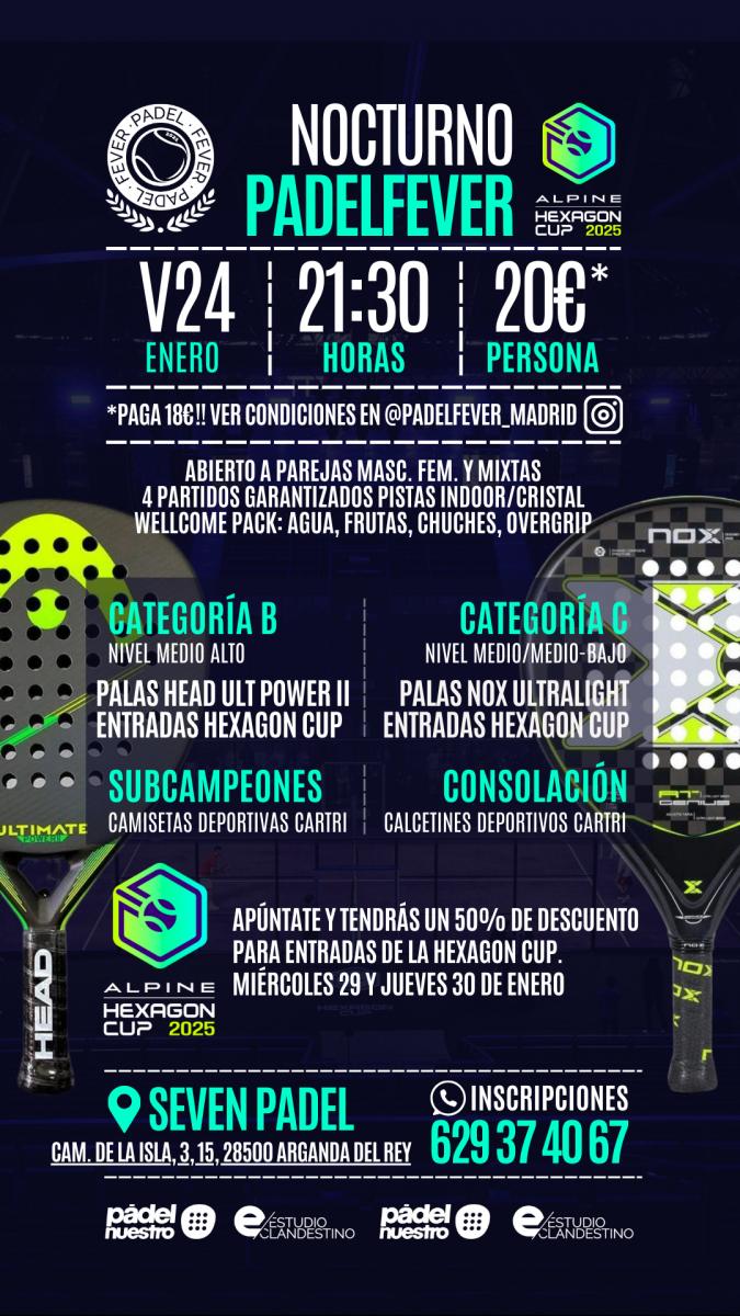 cartel del torneo
