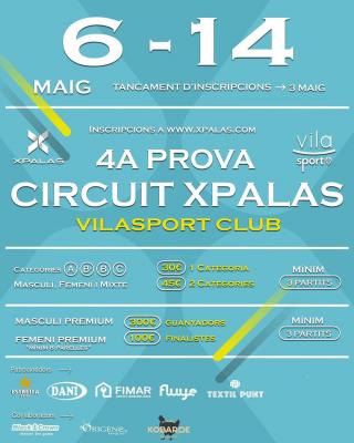 poster torneo 4A PROVA CIRCUIT XPALAS 2023