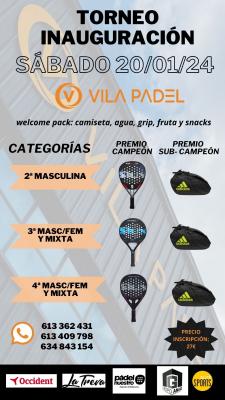 poster torneo TORNEO INAUGURACIÓN 20/01/24