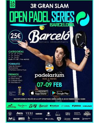 poster del torneo 3R GRAN SLAM - OPEN PADEL SERIES