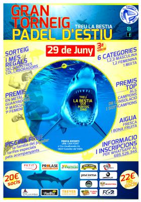 poster del torneo TORNEIG TREU LA BESTIA 2019