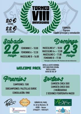 poster del torneo TORNEO VIII ANIVERSARIO