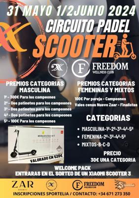 poster del torneo CIRCUITO PADEL SCOOTER