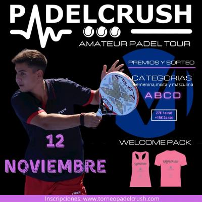 poster del torneo PADELCRUSH