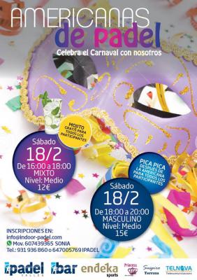 poster del torneo AMERICANAS DE PADEL