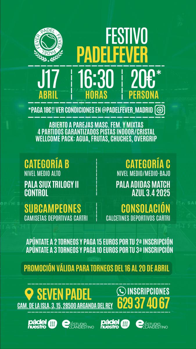 cartel del torneo