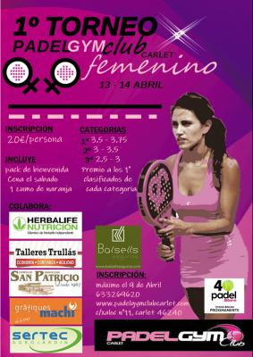 poster torneo 1º TORNEO FEMENINO