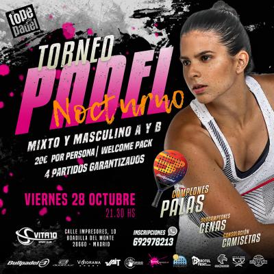 poster del torneo TORNEO MIXTO & MASCULINO 