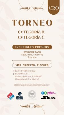 poster del torneo TORNEO OLYMPIC PADEL
