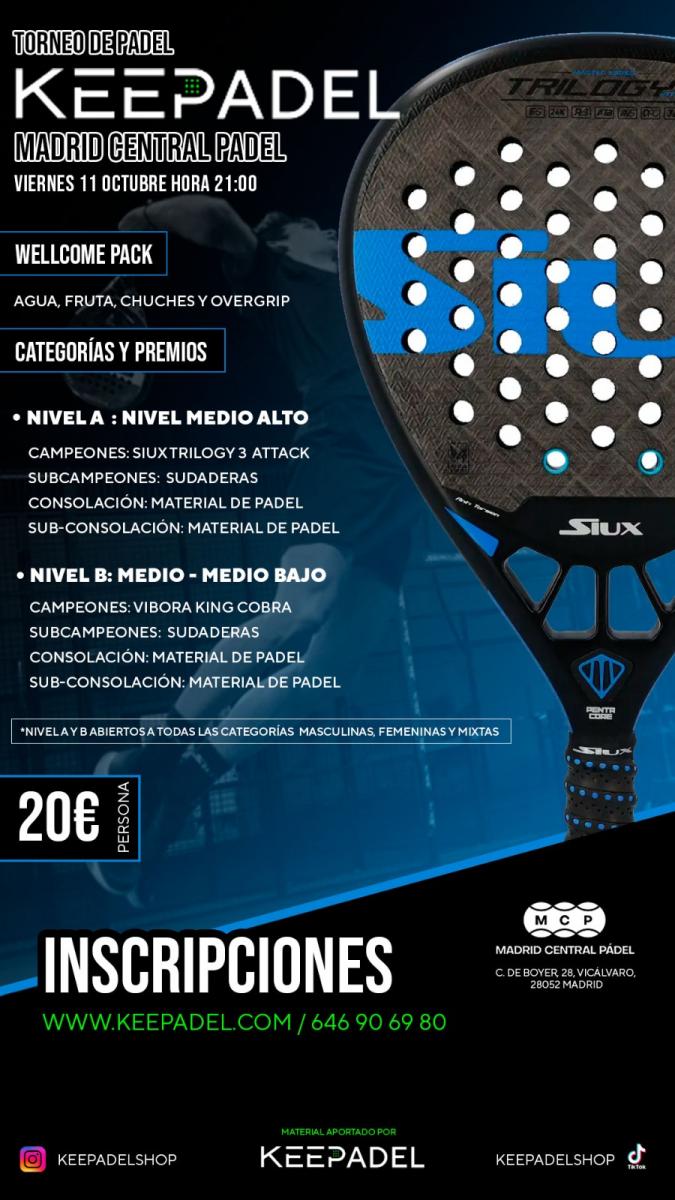 cartel del torneo