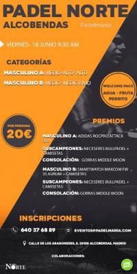 poster del torneo TORNEO PADELMANIA
