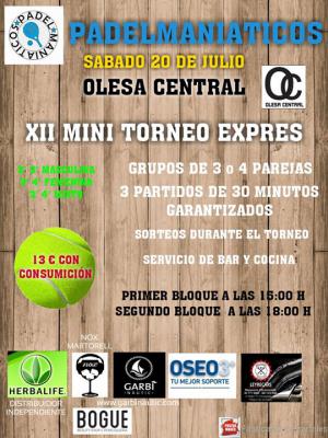 poster del torneo XII MINI TORNEO EXPRÉS