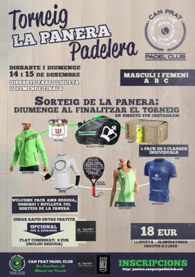 poster del torneo TORNEIG LA PANERA PADELERA