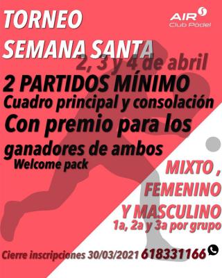 poster del torneo TORNEO SEMANA SANTA