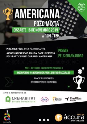 poster del torneo AMERICANA POZO MIXTA