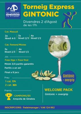 poster del torneo TORNEIG EXPRESS GYNTONIC