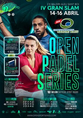 poster del torneo IV GRAN SLAM OPS BALDIRI ALEU