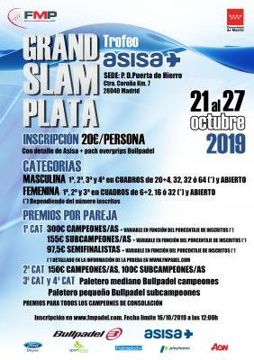 poster torneo GRAND SLAM PLATA TROFEO ASISA