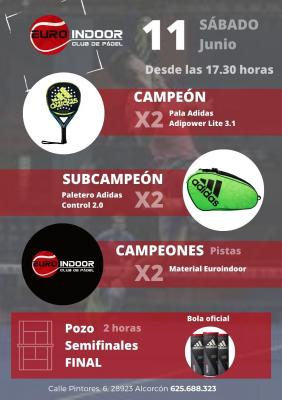 poster del torneo POZO/TORNEO EUROINDOOR BY ADIDAS