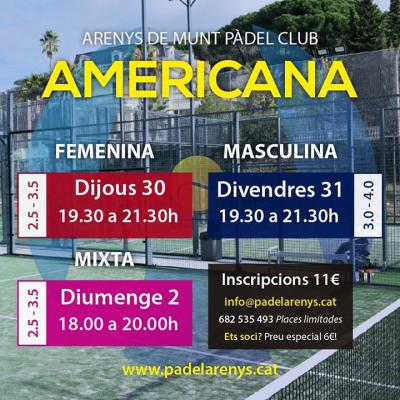 poster del torneo AMERICANA