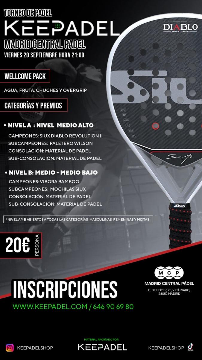 cartel del torneo
