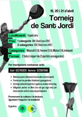 poster torneo TORNEIG DE SANT JORDI 🌹🐉 ESPAI LARU MATARÓ