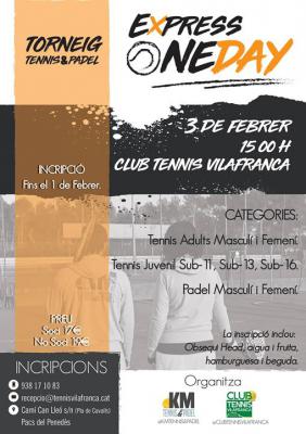 poster del torneo EXPRESS ONE-DAY