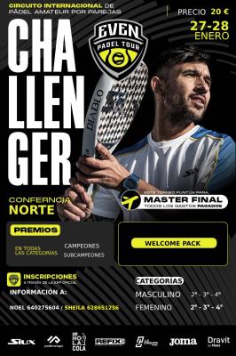 poster del torneo 2DO CHALLENGER EVEN PADEL