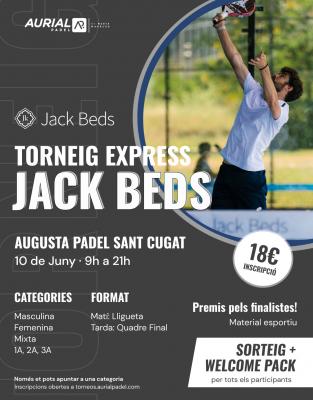 poster del torneo III EXPRESS AUGUSTA PADEL BY JACK BEDS