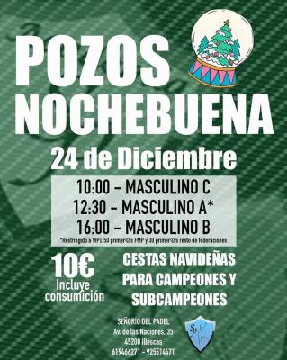 poster del torneo POZOS NOCHEBUENA