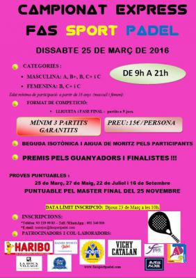 poster del torneo CAMPIONAT EXPRESS
