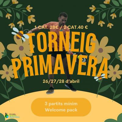 poster torneo TORNEIG PRIMAVERA