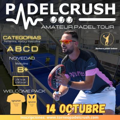 poster del torneo PADELCRUSH